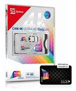 CAM TELESYSTEM TV SAT 4K C/CARD