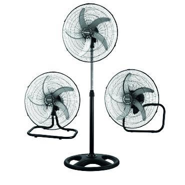 VENTILATORE GADIP SIMUN 3 IN 1 IN METALLO 65 WATT 45 CM