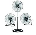 VENTILATORE GADIP SIMUN 3 IN 1 IN METALLO 65 WATT 45 CM