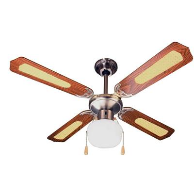 VENTIL.ZEPHIR A SOFFITTO ZFS 9107M  4 PALE CM 107 E LUCE