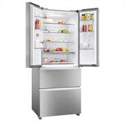 FRIGORIFERO HAIER HFR3718ENMM Classe E 402 lt-Acciaio 4 PORTE