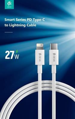 DEVIA CAVO NYLON CARICARAPIDA PD TYPEC LIGHTNING 3A 2M 27W