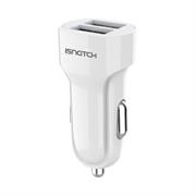 Alimentatore da auto 2 usb 2.4a 10.5w bianco