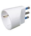 Adattatore Presa Schuko - Spina 16A+T - Bianco - C.Box app.