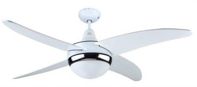 VENTILATORE DCG VECRD45TL A SOFFITTO CON 4 PALE 1 LUCE CON TELECOMANDO