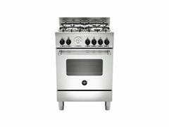 CUCINA LA GERMANIA AMN664EXT 60X60 INOX MULTIF.GRIGLIE IN GHISA TRIPLA C
