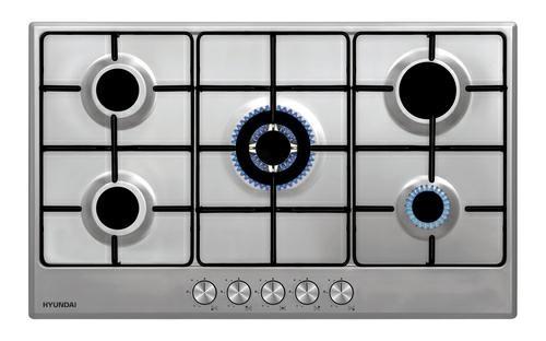 HYUNDAI P/COTTURA GHHN-59F3 INOX 90 cm tripla corona, 5 fuochi