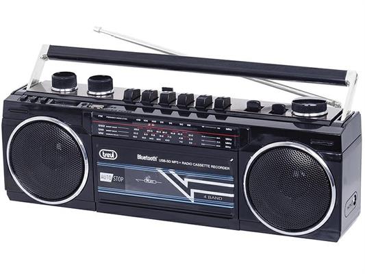 TREVI RR 501 BT RADIO REGISTR. PORTATILE +USB+BT NERO -