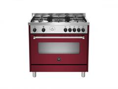 CUCINA LA GERMANIA AMN965GVIT 90X60 VINO FORNO GAS VENT.GRIGLIE IN GHISA