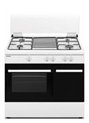 HYUNDAI CUCINA FCHN-90SB4 60X90 FORNO GAS C/PORTAB.COPERCHIO IN VETRO