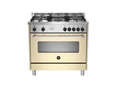 CUCINA LA GERMANIA AMN965CRT 90X60 CREMA MULTIF. GRIGLIE IN GHISA