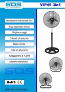 VENTILATORE SDS VIP45PLUS 3 IN 1 - PALA 45 CM - 3