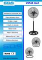 VENTILATORE SDS VIP45PLUS 3 IN 1 - PALA 45 CM - 3