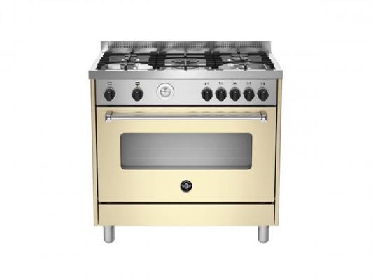 CUCINA LA GERMANIA AMN965GCRT 90X60 GRIGLIE IN GHISA F.GAS CREMA